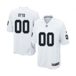 Youth Nike Oakland Raiders #0 Jim Otto White NFL Jersey