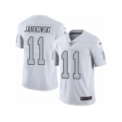 Youth Nike Oakland Raiders #11 Sebastian Janikowski Limited White Rush NFL Jersey