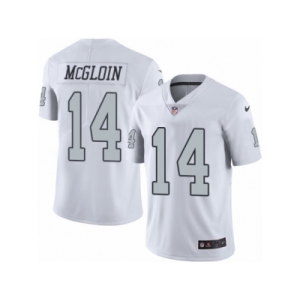 Youth Nike Oakland Raiders #14 Matt McGloin Limited White Rush NFL Jersey