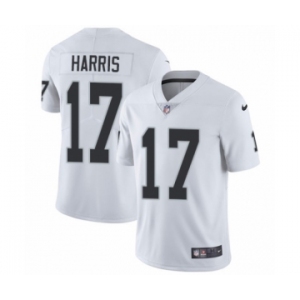 Youth Nike Oakland Raiders #17 Dwayne Harris White Vapor Untouchable Elite Player NFL Jersey