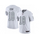 Youth Nike Oakland Raiders #18 Connor Cook Limited White Rush NFL Jersey