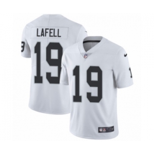Youth Nike Oakland Raiders #19 Brandon LaFell White Vapor Untouchable Limited Player NFL Jersey