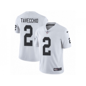 Youth Nike Oakland Raiders #2 Giorgio Tavecchio White Vapor Untouchable Limited Player NFL Jersey