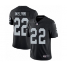 Youth Nike Oakland Raiders #22 Rashaan Melvin Black Team Color Vapor Untouchable Elite Player NFL Jersey