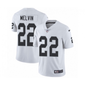 Youth Nike Oakland Raiders #22 Rashaan Melvin White Vapor Untouchable Elite Player NFL Jersey