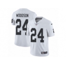 Youth Nike Oakland Raiders #24 Charles Woodson Vapor Untouchable Limited White NFL Jersey