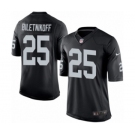 Youth Nike Oakland Raiders #25 Fred Biletnikoff Black Team Color NFL Jersey