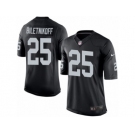 Youth Nike Oakland Raiders #25 Fred Biletnikoff Limited Black Team Color NFL Jersey