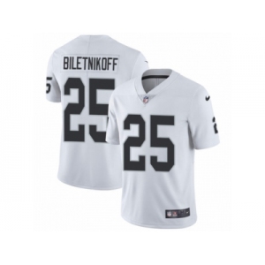 Youth Nike Oakland Raiders #25 Fred Biletnikoff Vapor Untouchable Limited White NFL Jersey