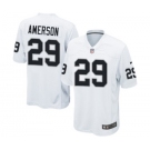 Youth Nike Oakland Raiders #29 David Amerson Game White NFL Jersey