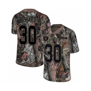 Youth Nike Oakland Raiders #30 Jalen Richard Limited Camo Rush Realtree NFL Jersey
