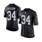 Youth Nike Oakland Raiders #34 Bo Jackson Black Team Color NFL Jersey