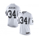 Youth Nike Oakland Raiders #34 Bo Jackson White NFL Jersey