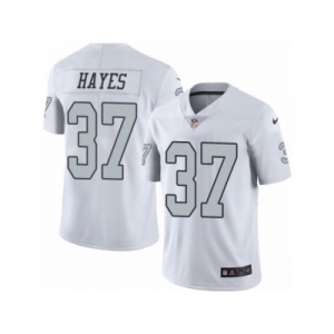 Youth Nike Oakland Raiders #37 Lester Hayes Limited White Rush NFL Jersey