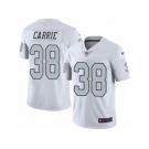 Youth Nike Oakland Raiders #38 T.J. Carrie Limited White Rush NFL Jersey