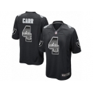 Youth Nike Oakland Raiders #4 Derek Carr Limited Black Strobe NFL Jersey