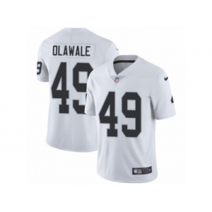 Youth Nike Oakland Raiders #49 Jamize Olawale Vapor Untouchable Limited White NFL Jersey