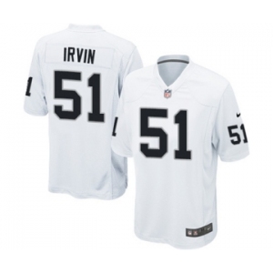 Youth Nike Oakland Raiders #51 Bruce Irvin White NFL Jersey