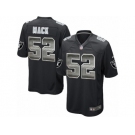 Youth Nike Oakland Raiders #52 Khalil Mack Limited Black Strobe NFL Jersey