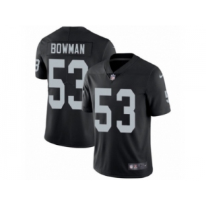 Youth Nike Oakland Raiders #53 NaVorro Bowman Black Team Color Vapor Untouchable Limited Player NFL Jersey