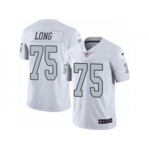 Youth Nike Oakland Raiders #75 Howie Long Limited White Rush NFL Jersey