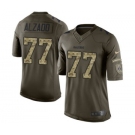 Youth Nike Oakland Raiders #77 Lyle Alzado Limited Green Salute to Service NFL Jersey