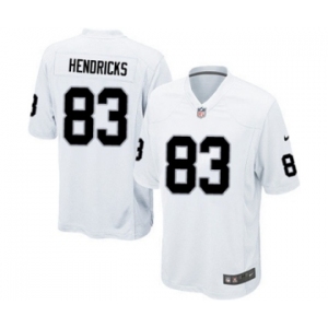 Youth Nike Oakland Raiders #83 Ted Hendricks White NFL Jersey