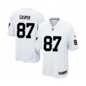 Youth Nike Oakland Raiders #87 Dave Casper White NFL Jersey