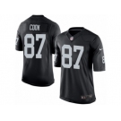 Youth Nike Oakland Raiders #87 Jared Cook Limited Black Team Color NFL Jersey