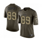 Youth Nike Oakland Raiders #89 Amari Cooper Limited Green Salute to Service NFL Jersey