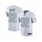 Youth Nike Oakland Raiders #92 Stacy McGee Limited White Rush NFL Jersey