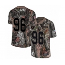 Youth Nike Oakland Raiders #96 Cornellius Carradine Limited Camo Rush Realtree NFL Jersey