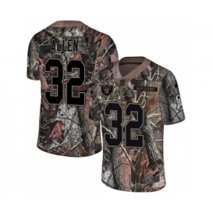 Youth Oakland Raiders #32 Marcus Allen Limited Camo Rush Realtree Football Jersey