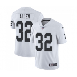 Youth Oakland Raiders #32 Marcus Allen White Vapor Untouchable Limited Player Football Jersey