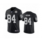 Youth Oakland Raiders #84 Antonio Brown Black 60th Anniversary Vapor Untouchable Limited Player 100th Season Football Jersey