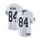 Youth Oakland Raiders #84 Antonio Brown White Vapor Untouchable Limited Player Football Jersey