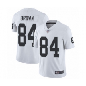 Youth Oakland Raiders #84 Antonio Brown White Vapor Untouchable Limited Player Football Jersey