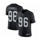 Youth Oakland Raiders #96 Clelin Ferrell Black Team Color Vapor Untouchable Limited Player Football Jersey