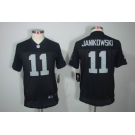 nike youth nfl jerseys oakland raiders #11 janikowski black[nike limited]