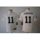 nike youth nfl jerseys oakland raiders #11 janikowski white[nike limited]