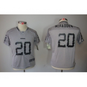 nike youth nfl jerseys oakland raiders #20 darren mcfadden grey[nike lights out]