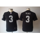 nike youth nfl jerseys oakland raiders #3 palmer black[nike]