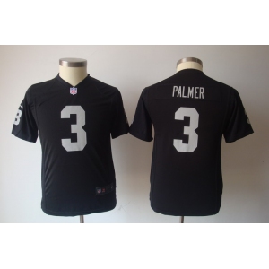 nike youth nfl jerseys oakland raiders #3 palmer black[nike]