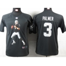 nike youth nfl jerseys oakland raiders #3 palmer black[portrait fashion]