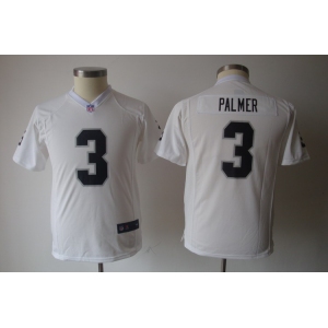 nike youth nfl jerseys oakland raiders #3 palmer white[nike]