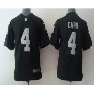 nike youth nfl jerseys oakland raiders #4 carr black[nike]