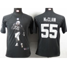 nike youth nfl jerseys oakland raiders #55 mcclain black[portrait fashion]