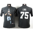 nike youth nfl jerseys oakland raiders #75 howie long black[portrait fashion]