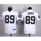 nike youth nfl jerseys oakland raiders #89 cooper white[nike][cooper]