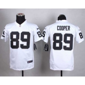 nike youth nfl jerseys oakland raiders #89 cooper white[nike][cooper]